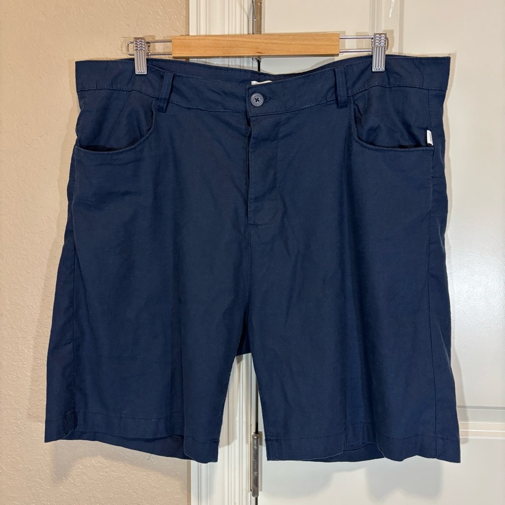 Onia Linen Blend Shorts Mens 38"